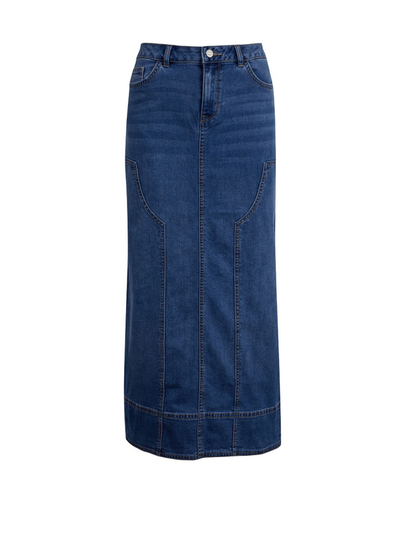 Orsay Dunkelblauer Maxirock aus Denim Damen ORSAY