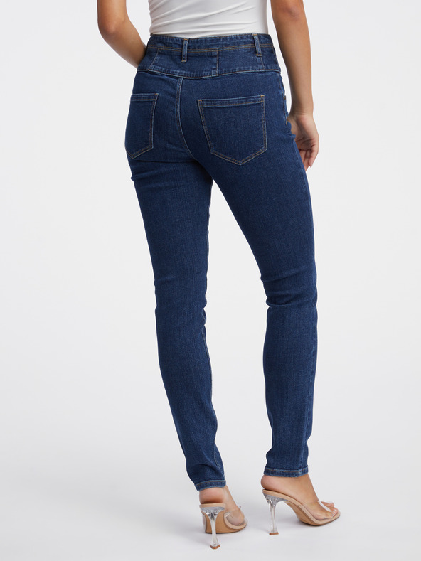 Orsay Dunkelblaue Skinny Fit Jeans für Damen ORSAY