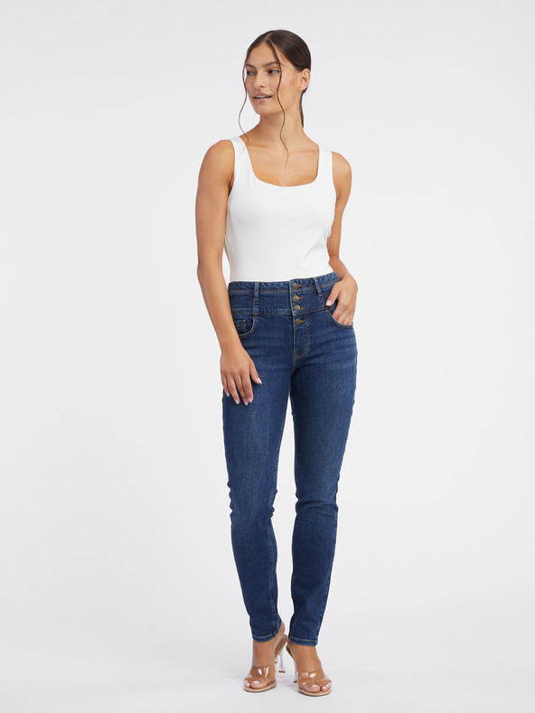 Orsay Dunkelblaue Skinny Fit Jeans für Damen ORSAY