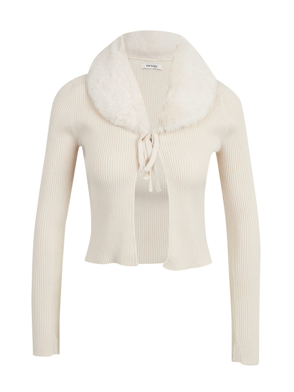Orsay Hellgraue Damen Strickjacke ORSAY