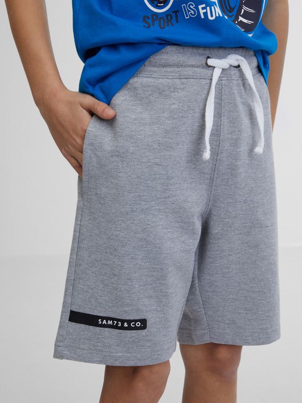 Sam 73 Graue Jungen-Sweatpants SAM 73 Flop