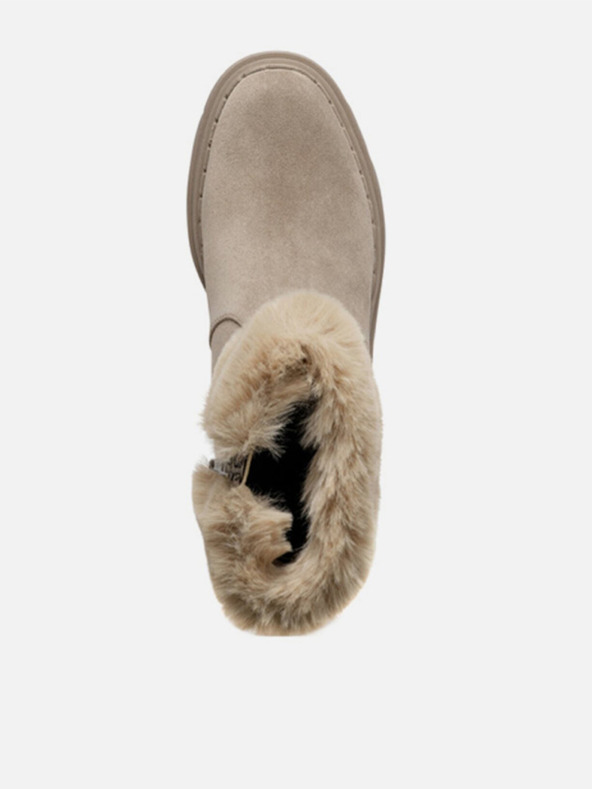 Geox Beige Damen Stiefeletten Geox Felleny