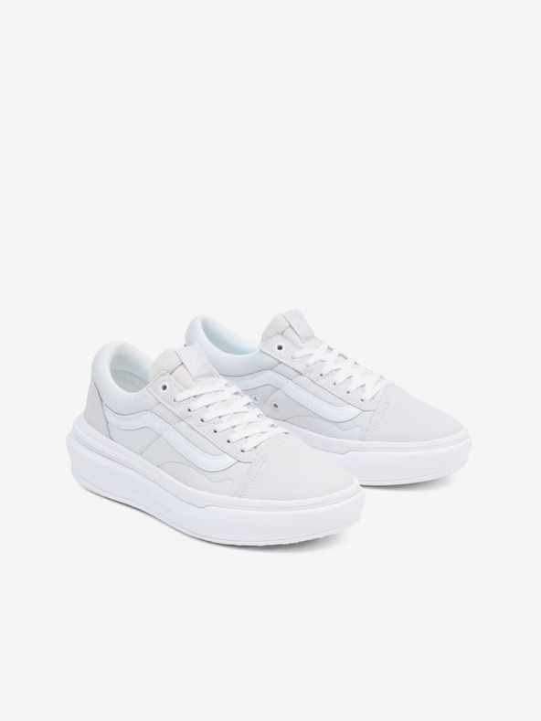 Vans Hellgraue Damen Ledersneakers VANS