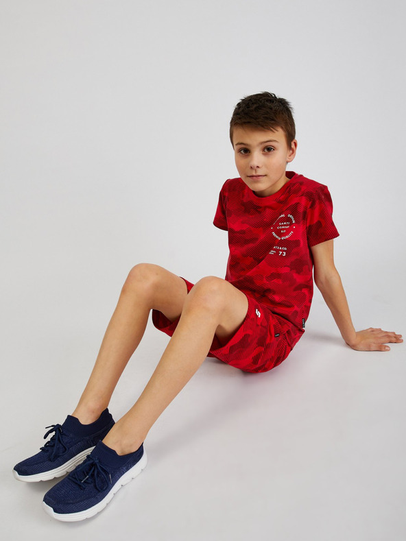 Sam 73 Rotes Armee-T-Shirt für Jungen aus Baumwolle SAM73 Hydrus