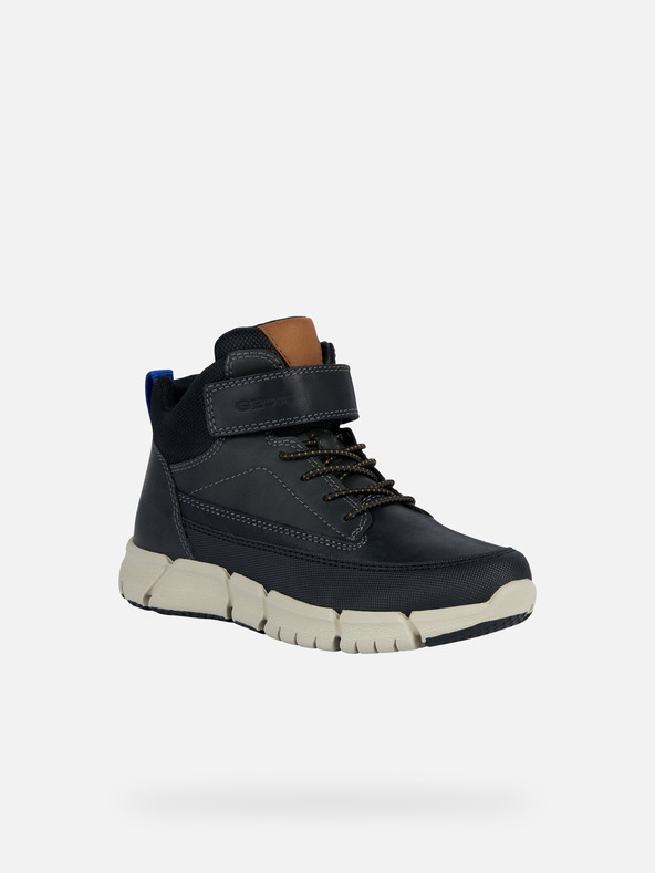 Geox Schwarze Jungen Geox Flexyper Stiefeletten