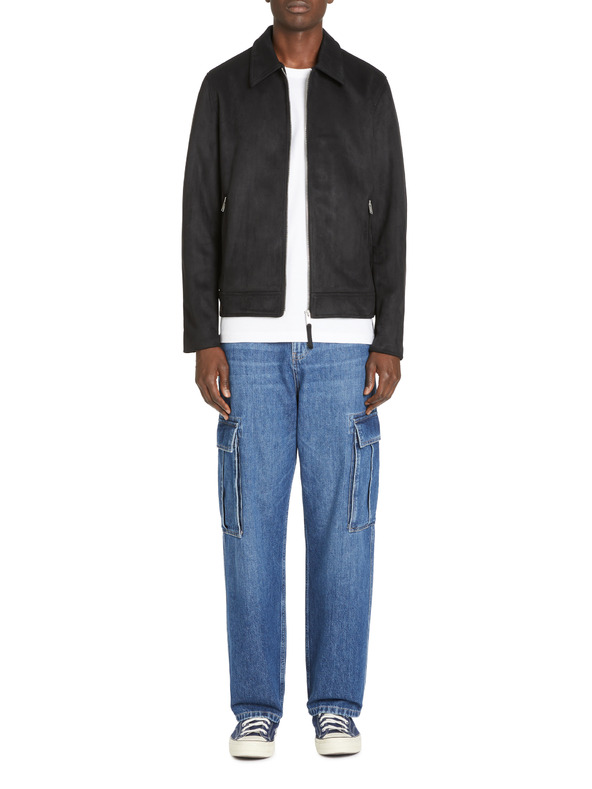 Celio Jufaster Jacke aus Wildlederimitat