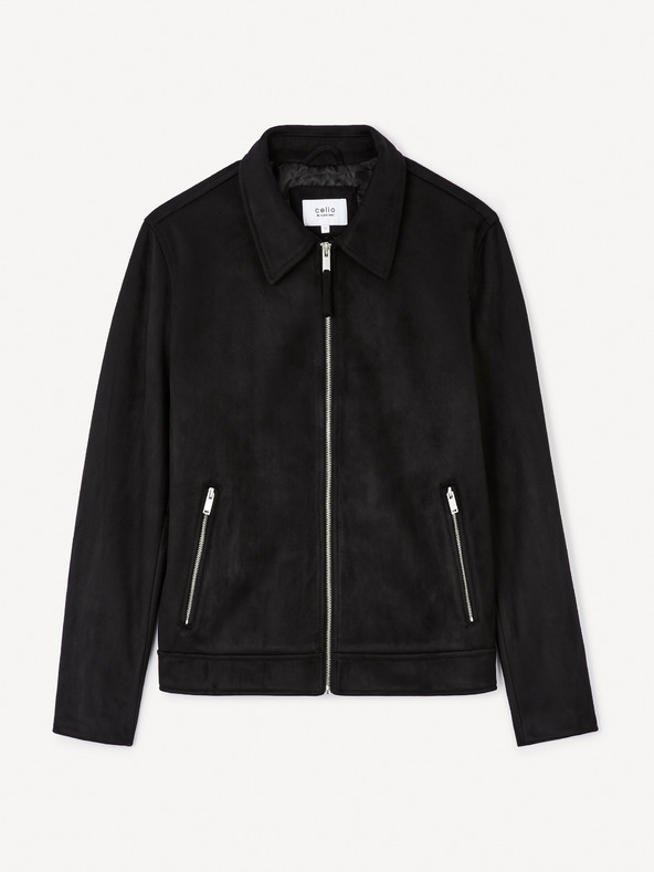 Celio Jufaster Jacke aus Wildlederimitat