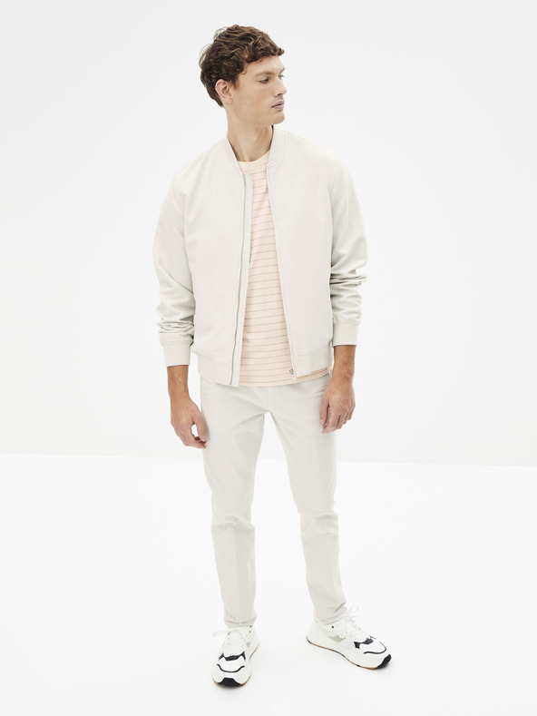 Celio Cremefarbene Jacke Celio Rulin