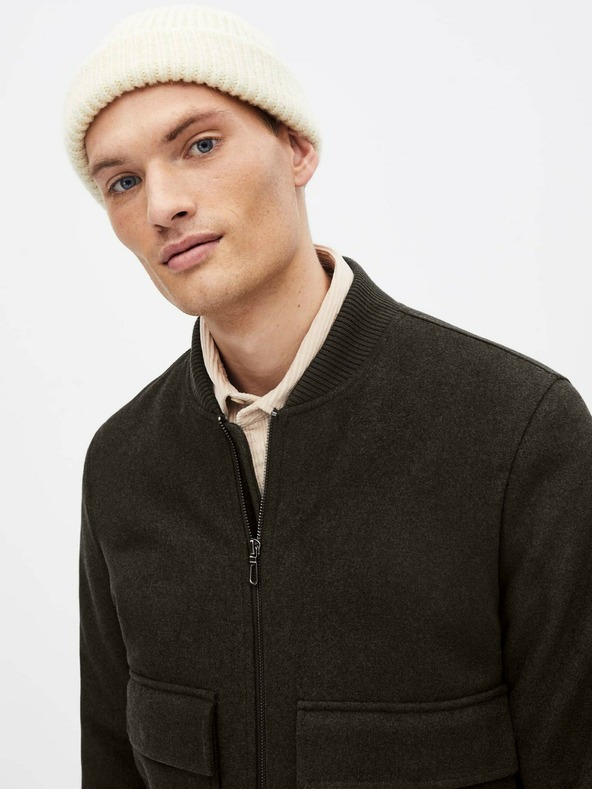 Celio Dunkelbraune Jacke Celio Sujoker