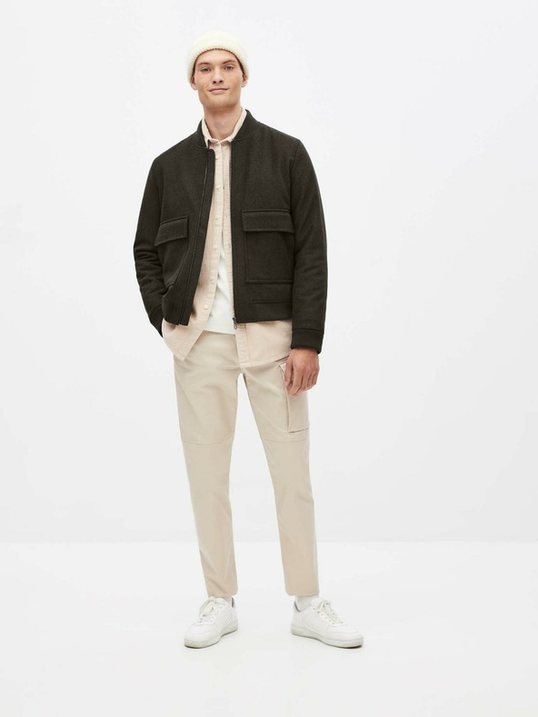 Celio Dunkelbraune Jacke Celio Sujoker
