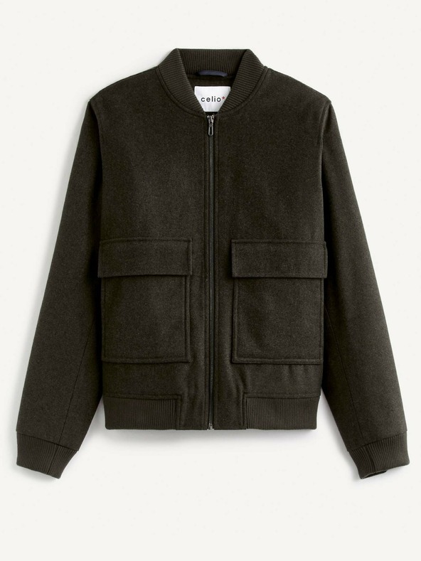 Celio Dunkelbraune Jacke Celio Sujoker