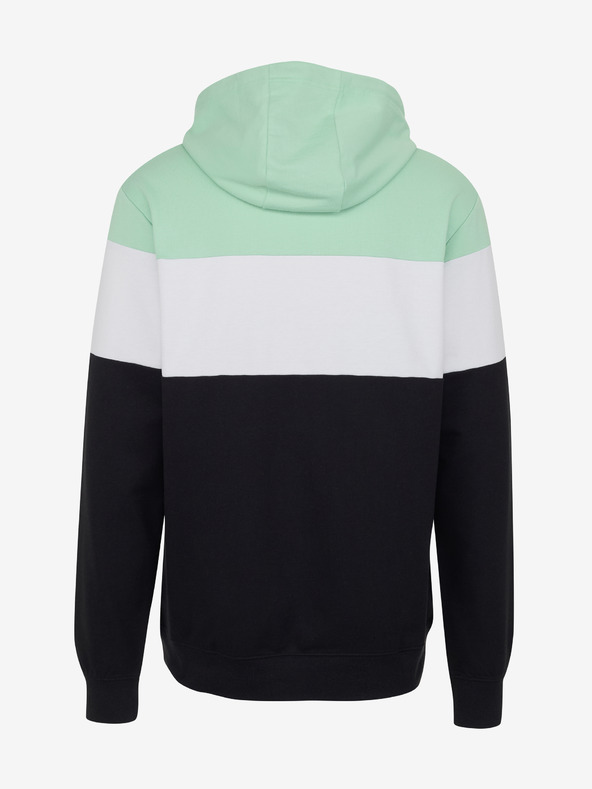 Sam 73 Grün-schwarzer Herren-Kapuzenpullover SAM 73 Gerado