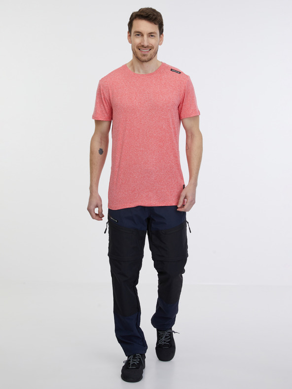 Sam 73 Koralle gestreiftes Herren-T-Shirt SAM 73 Fortunato