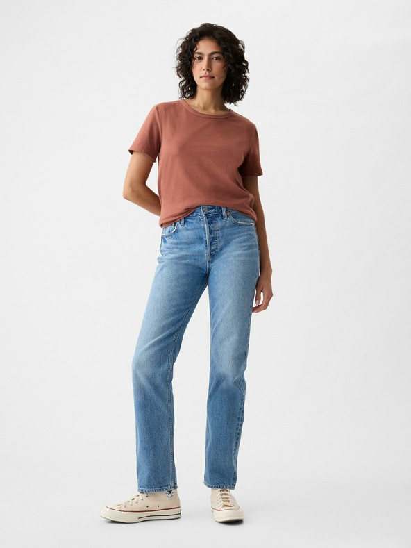 GAP Damen Baumwoll-T-Shirt Vintage GAP