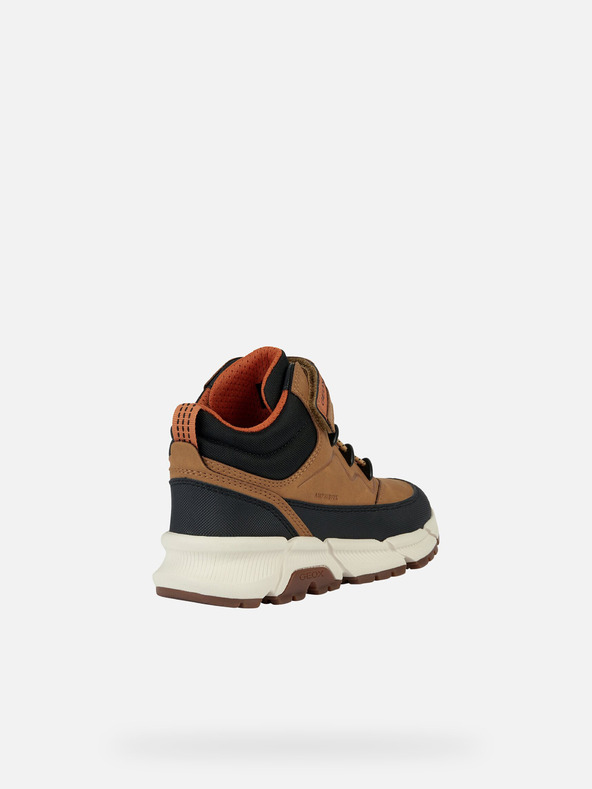 Geox Gelbe Jungen-Ankle-Schuhe Geox Flexyper Plus Boy