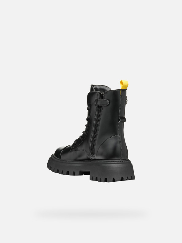 Geox Schwarze Geox Maquinnerns Girl Ankle Boots