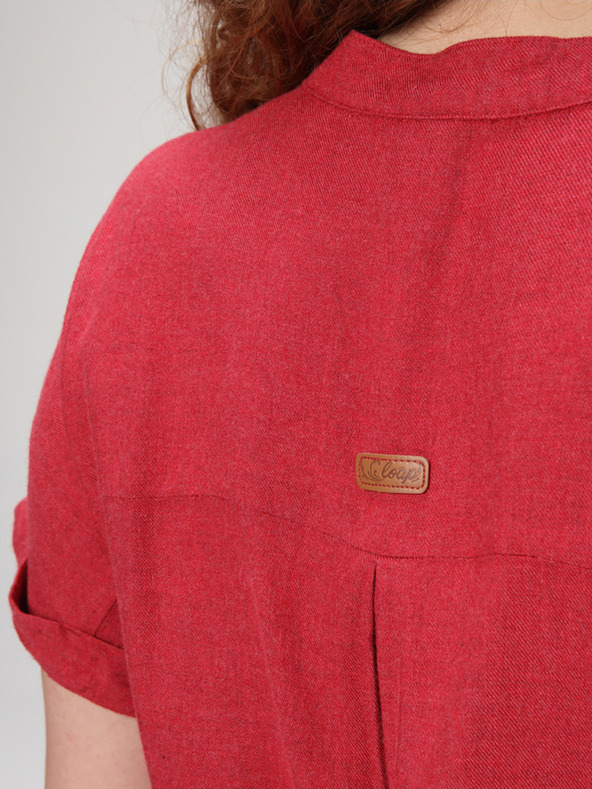 Loap Rotes Damen-Sommerkleid LOAP NELLA