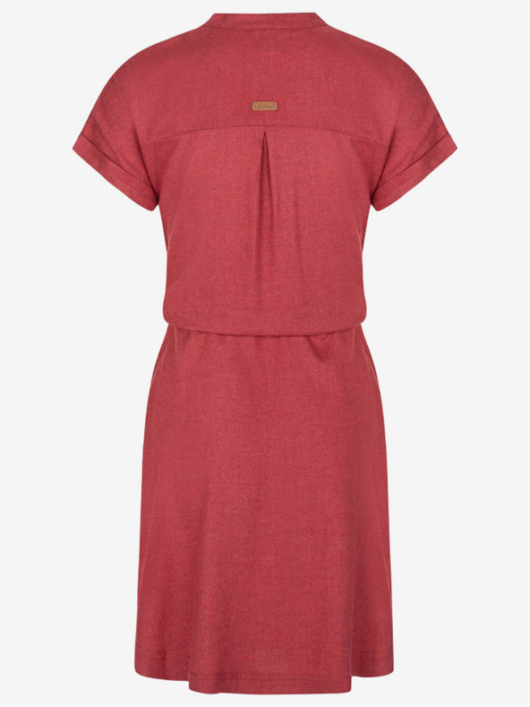 Loap Rotes Damen-Sommerkleid LOAP NELLA