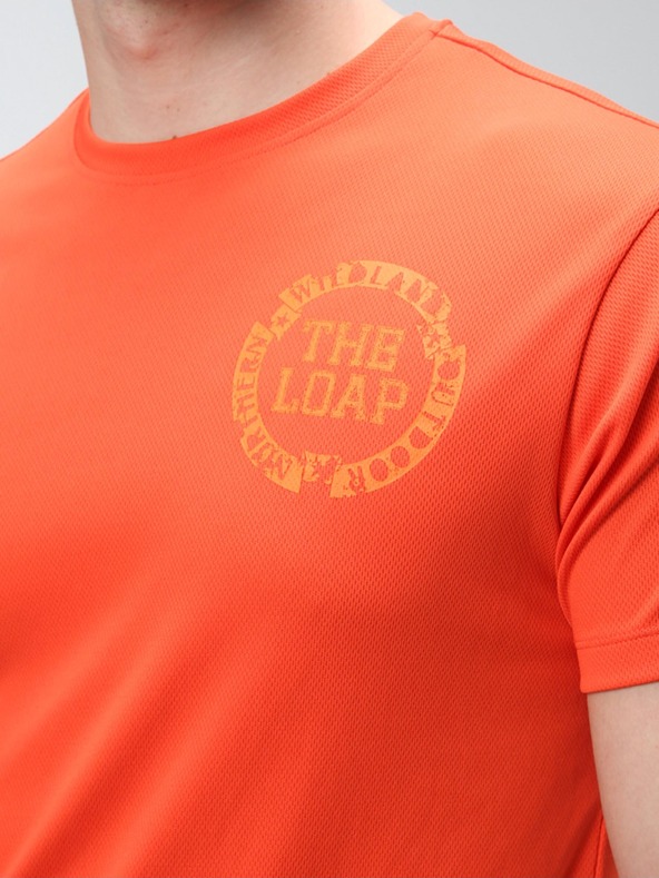 Loap Orangefarbenes Herren-T-Shirt LOAP MUSLAN