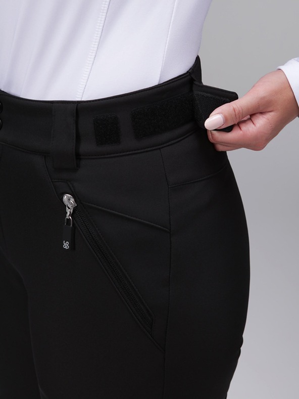 Loap Schwarze Damen-Softshell-Skihose LOAP Lupgula