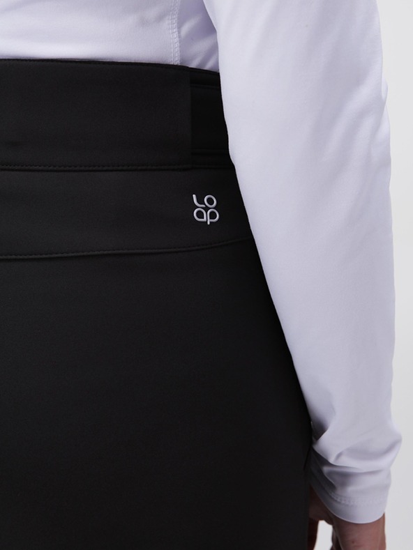 Loap Schwarze Damen-Softshell-Skihose LOAP Lupgula