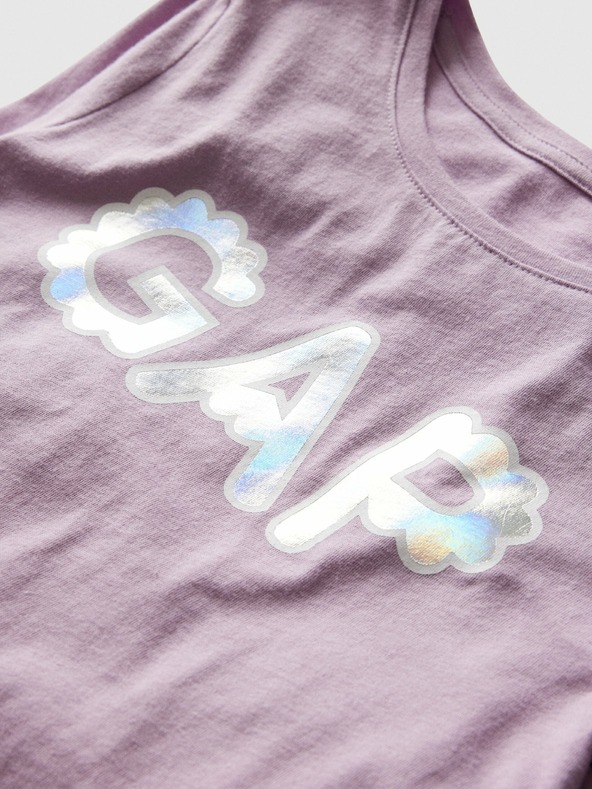 GAP Kinder T-Shirt mit metallischem Logo GAP
