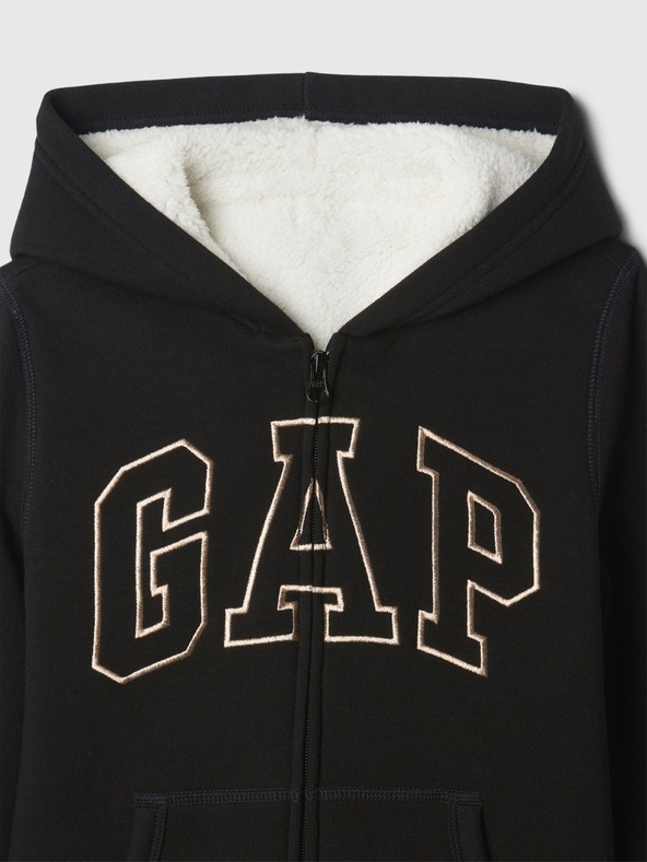 GAP Kinder sherpa-Sweatjacke mit Logo GAP