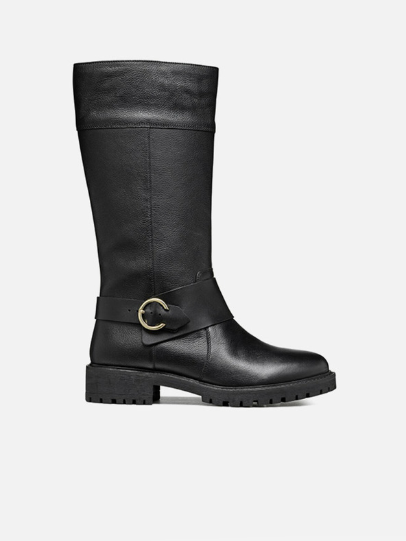 Geox Schwarze Damenstiefel Geox Hoara