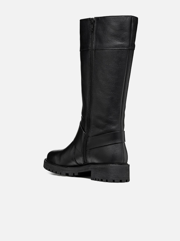 Geox Schwarze Damenstiefel Geox Hoara