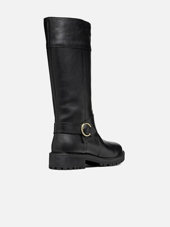 Geox Schwarze Damenstiefel Geox Hoara