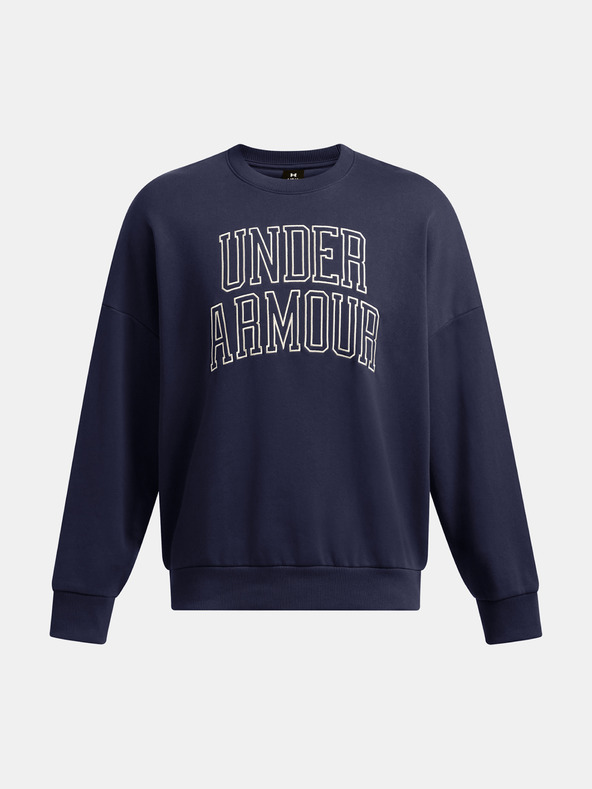 Under Armour Herren Kapuzenpullover Under Armour UA Icon HWT Terry OS Crew-BLU