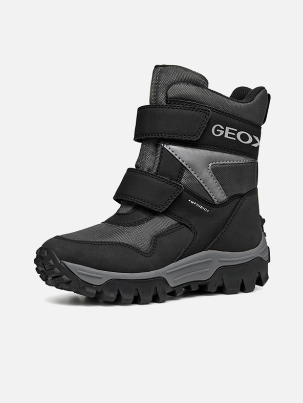 Geox Schwarze Jungen-Stiefeletten Geox Himalaya B ABX