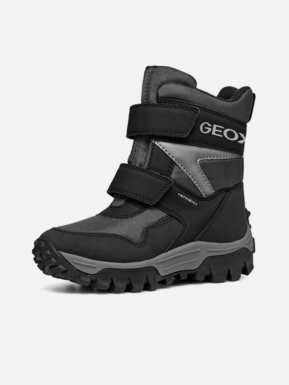 Geox Schwarze Jungen-Stiefeletten Geox Himalaya B ABX