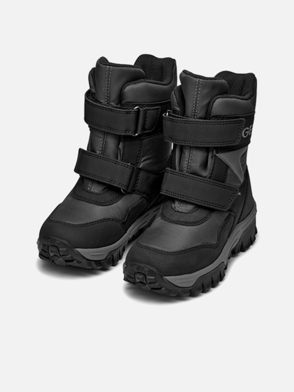 Geox Schwarze Jungen-Stiefeletten Geox Himalaya B ABX