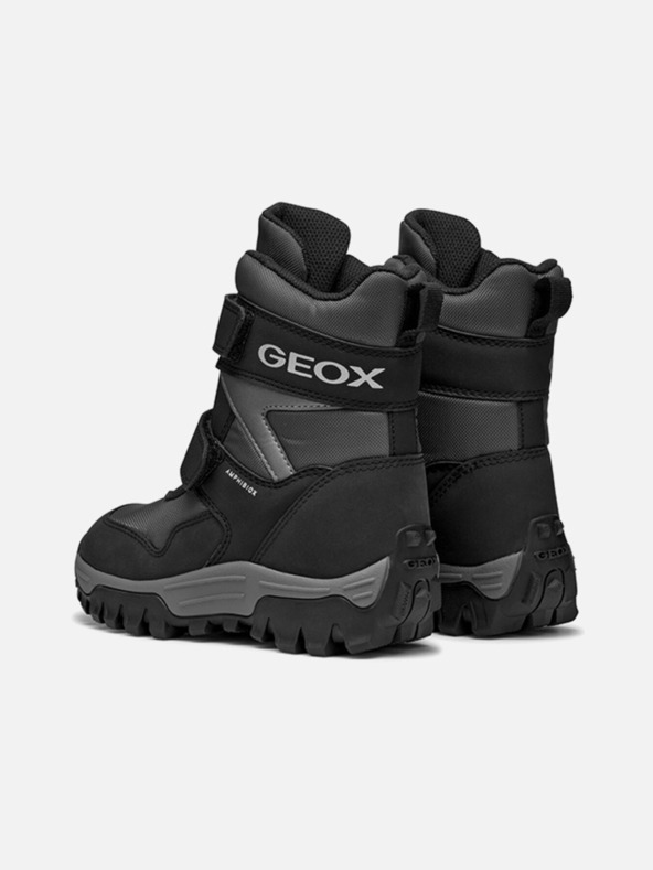 Geox Schwarze Jungen-Stiefeletten Geox Himalaya B ABX