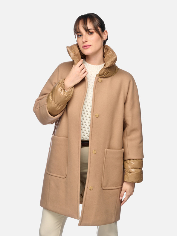 Geox Brauner Damenmantel Geox Diamanta