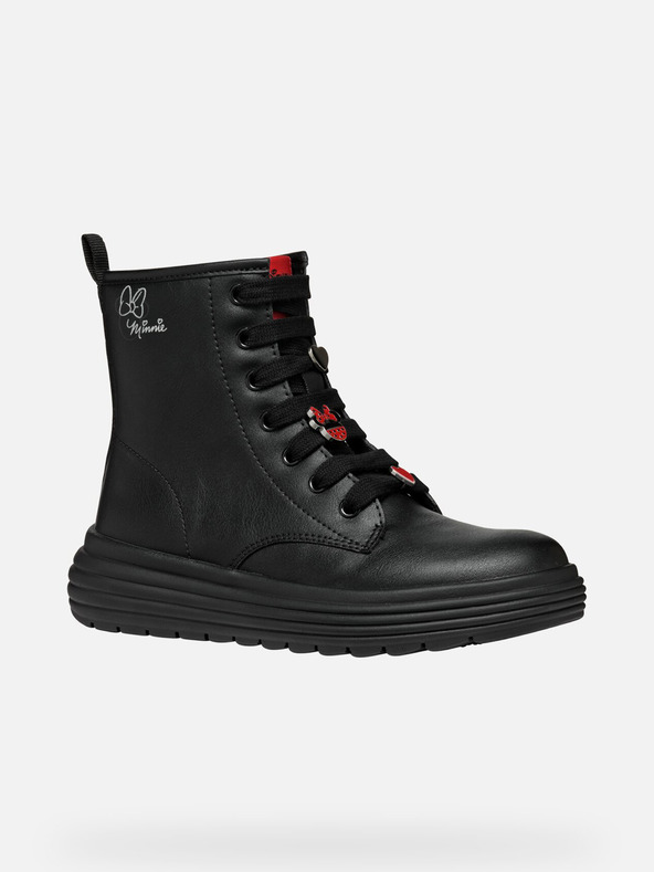 Geox Schwarze Girls-Stiefeletten Geox Phaolae