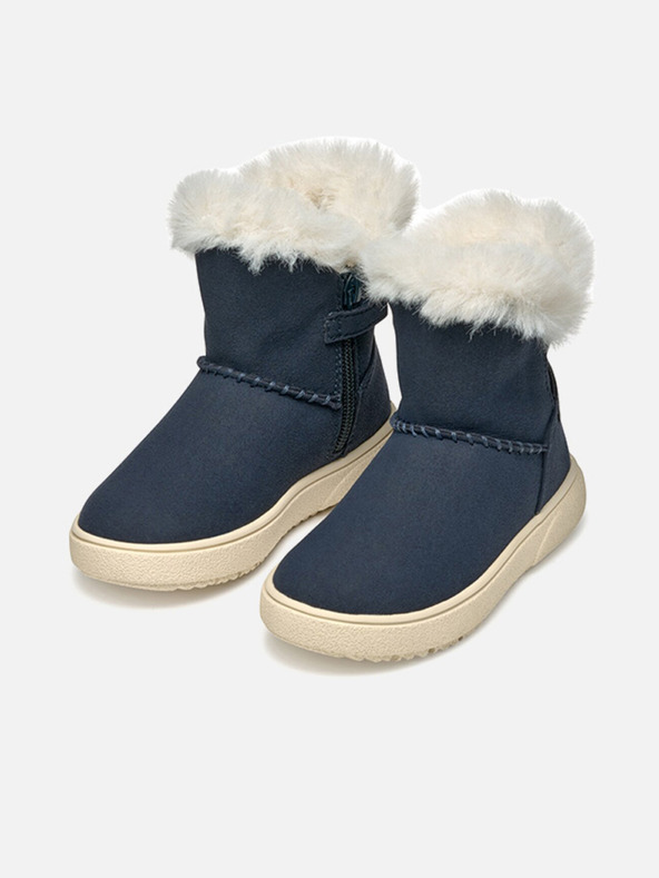 Geox Dunkelblaue Mädchen-Stiefeletten Geox Theleven