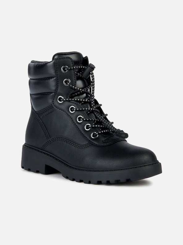 Geox Schwarze Mädchen-Stiefeletten Geox Casey B ABX