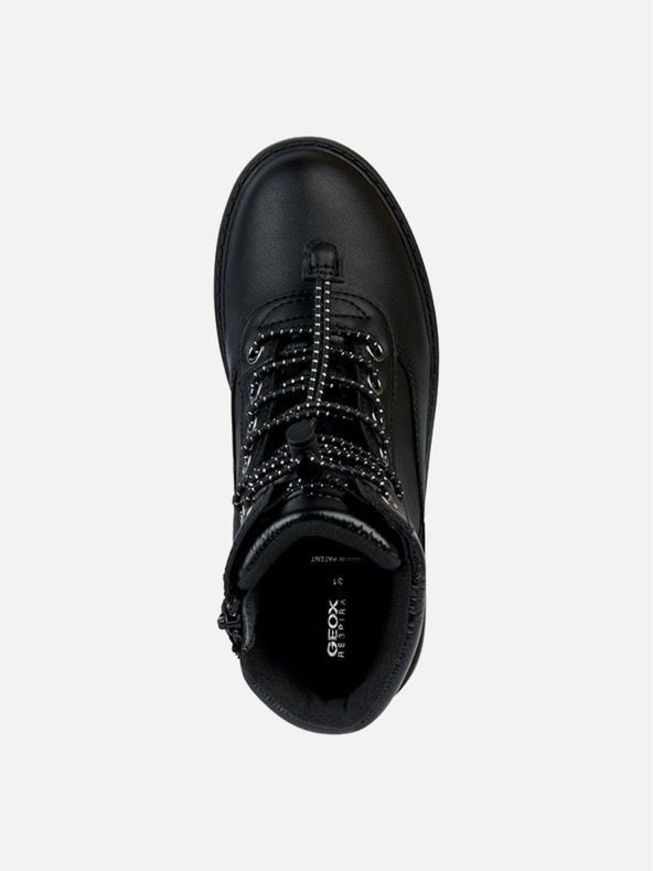 Geox Schwarze Mädchen-Stiefeletten Geox Casey B ABX