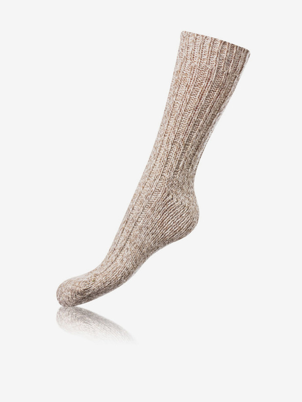 Bellinda Beige Unisex-Wintersocken Bellinda NORWEGIAN STYLE SOCKS