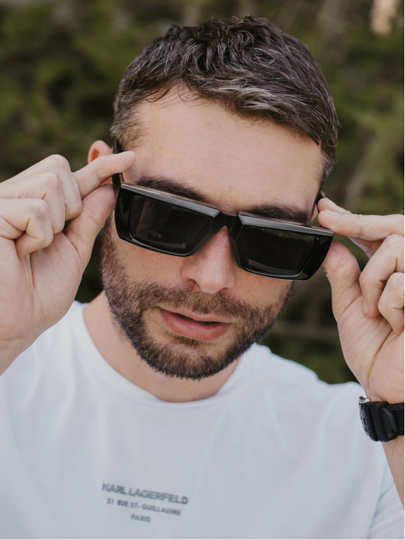 VEYREY VeyRey Unisex-Sonnenbrille Steampunk Yiphon Schwarz Universal