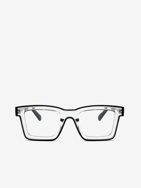 VEYREY VeyRey Damenbrille zum Blockieren von blauem Licht Magicfur Eckig Schwarz Universal