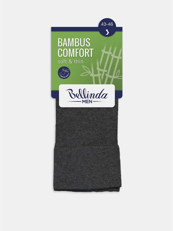Bellinda Dunkelgraue Herren Bellinda BAMBUS COMFORT SOCKS