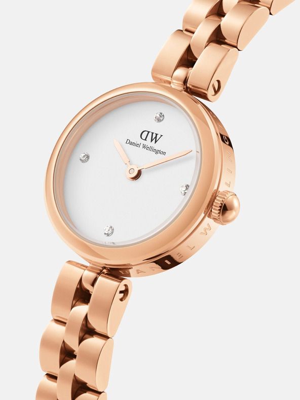 Daniel Wellington Rosa und goldene Daniel Wellington Elan Lumine Damenuhr
