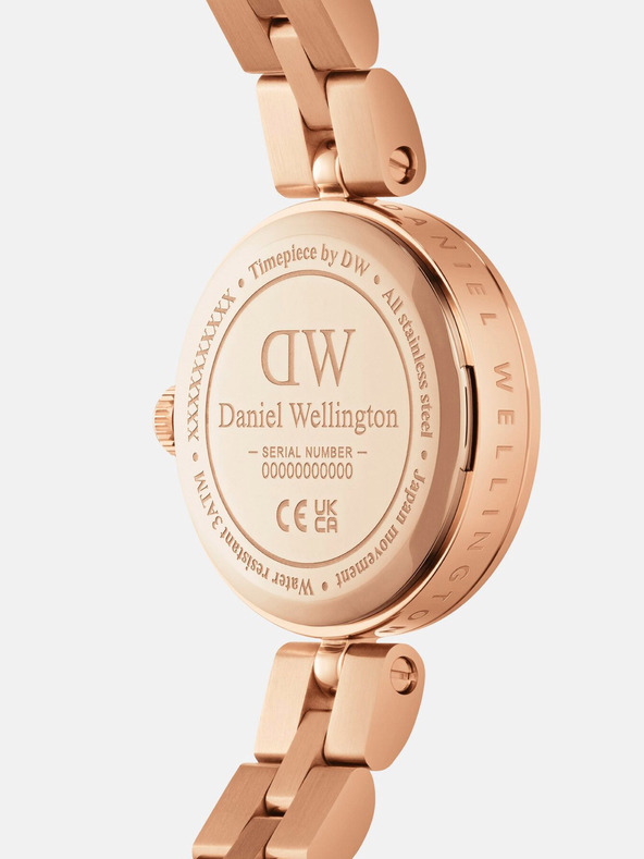Daniel Wellington Rosa und goldene Daniel Wellington Elan Lumine Damenuhr