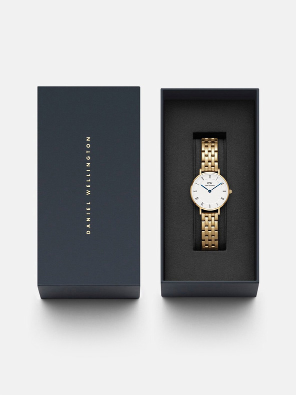 Daniel Wellington Goldene Daniel Wellington Petite 5-link Damenuhr