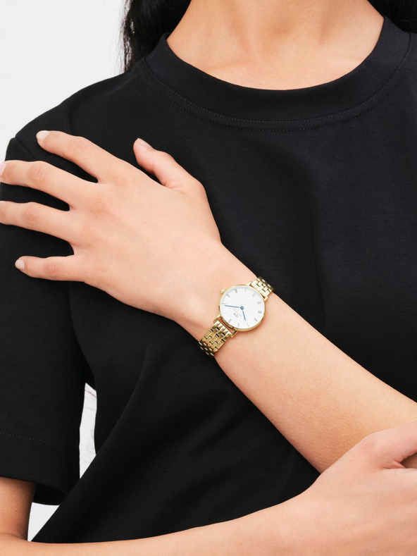 Daniel Wellington Goldene Daniel Wellington Petite 5-link Damenuhr