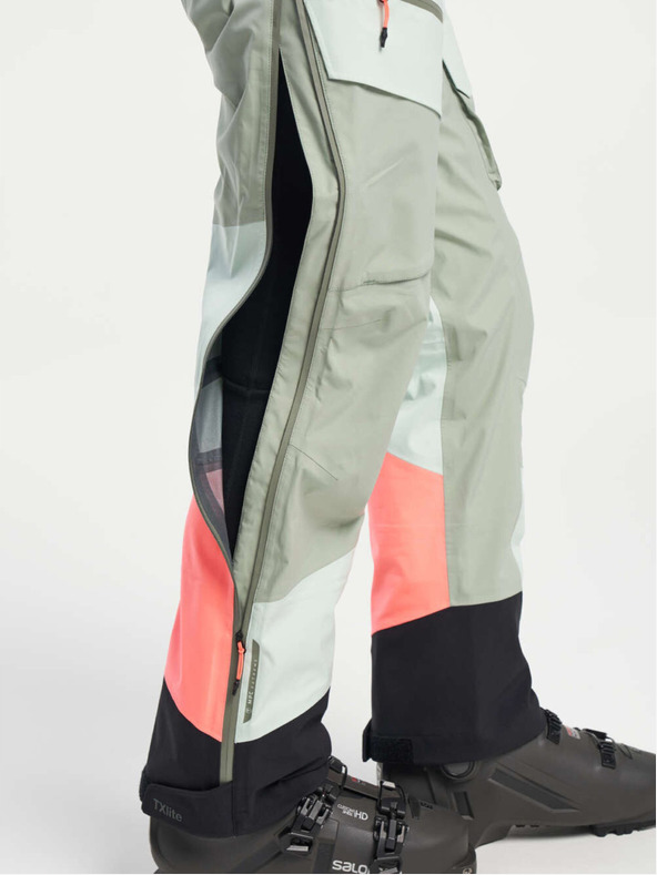 Tenson Damen Skitouren Membran-Hose TENSON Touring Shell Pants W hellgrün