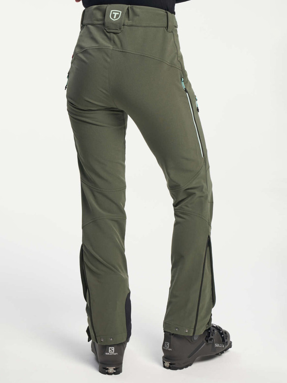 Tenson Damen Skitouren Softshell-Hose TENSON Touring Softshell Pant W dunkles Khaki